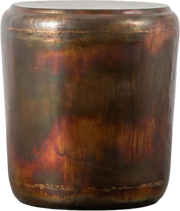 Prism Side Table Antique Copper