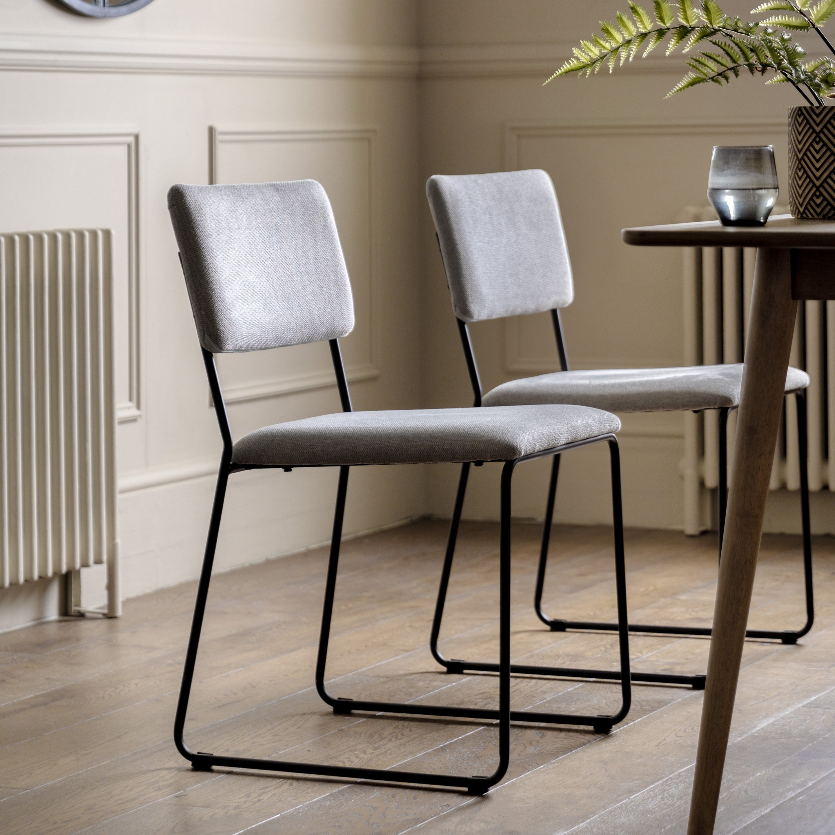 Estuary Dining Chair Light Grey lifestyle