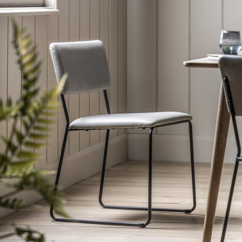 Estuary Dining Chair Silver Grey lifestyle