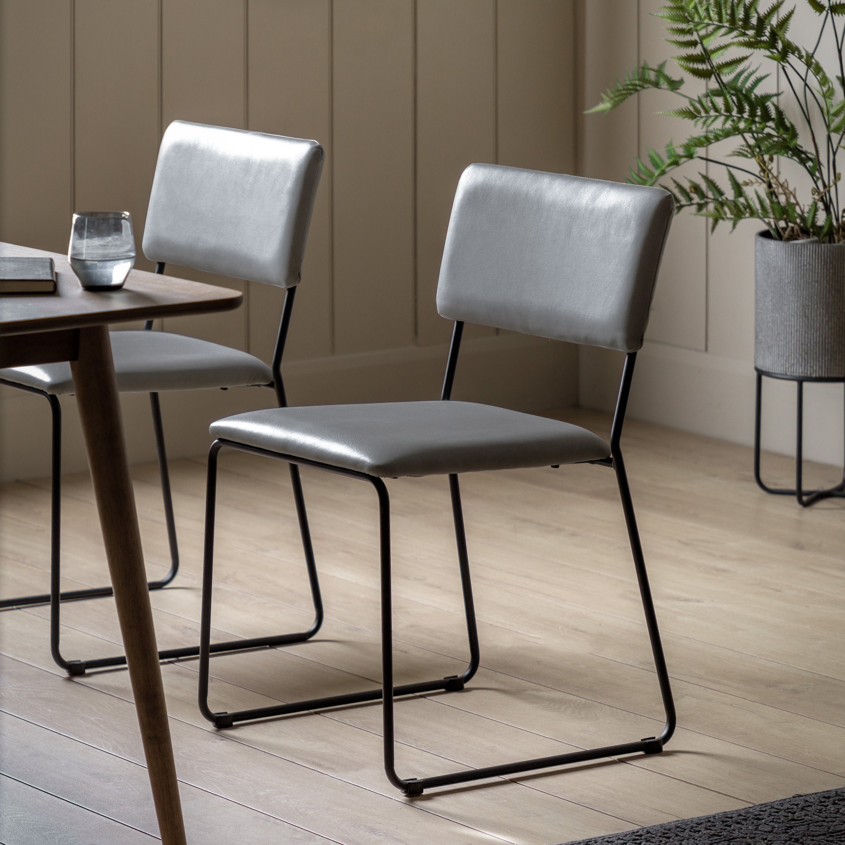 Estuary Dining Chair Slate Grey lifestyle