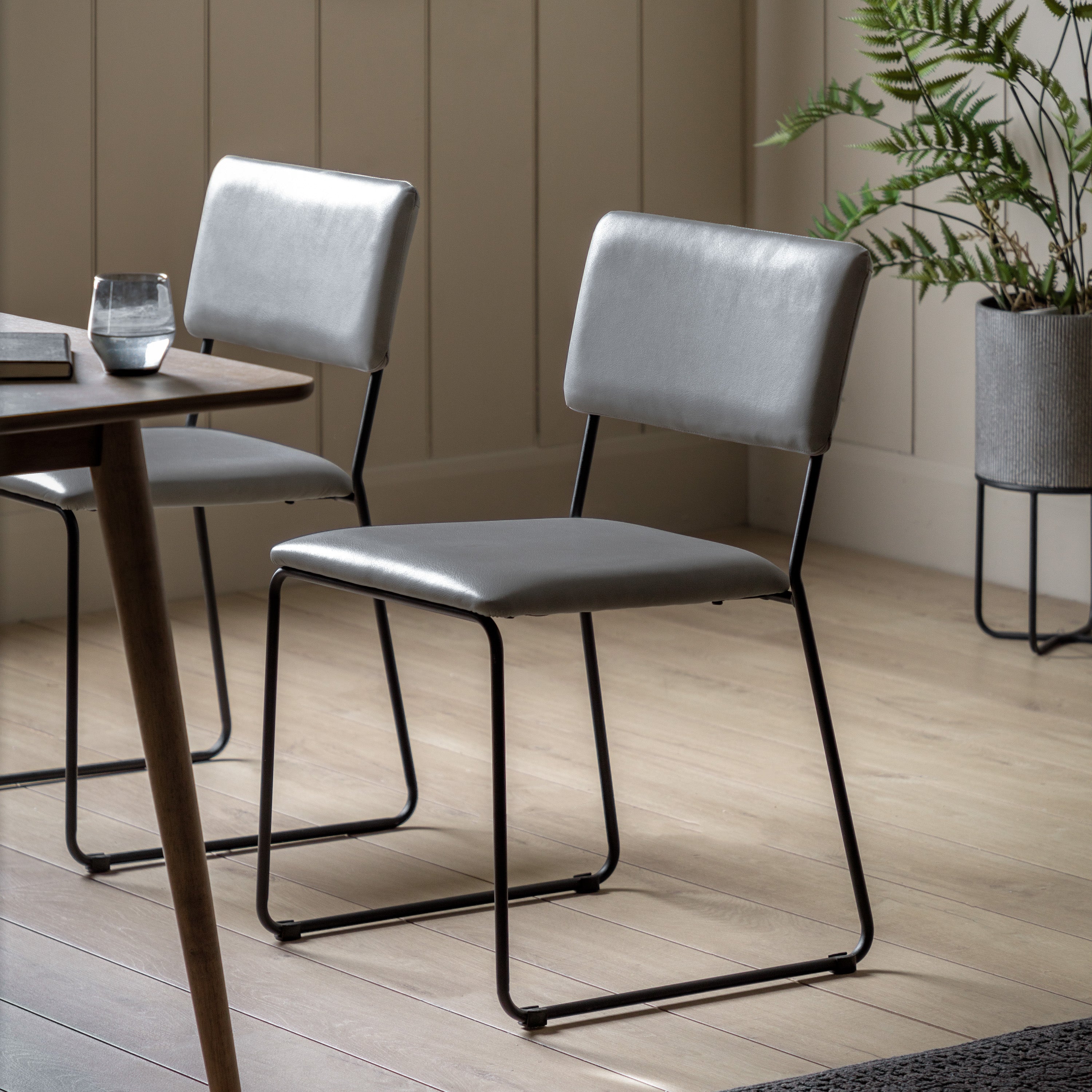 Estuary Dining Chair Slate Grey lifestyle