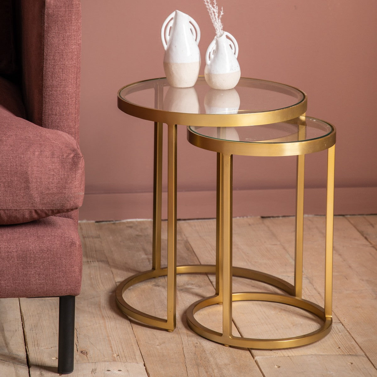 Turner Nest of Tables (Nest) Gold lifestyle
