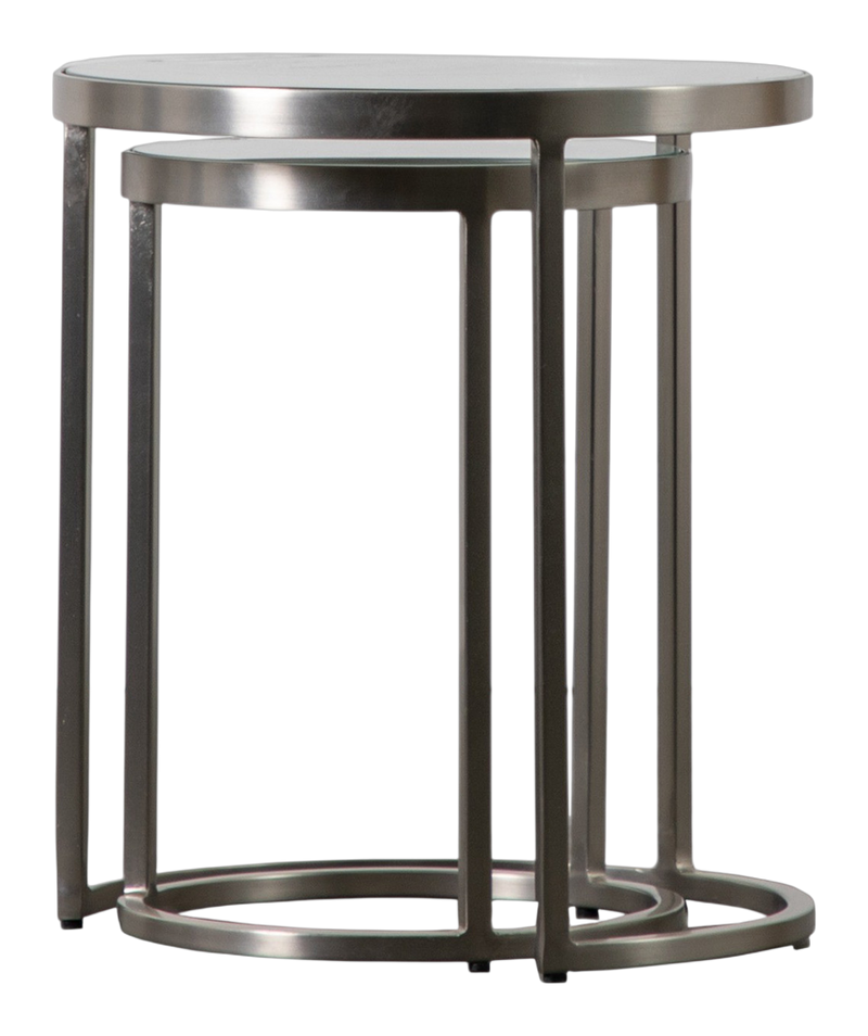Turner Nest of Tables (Nest) Silver