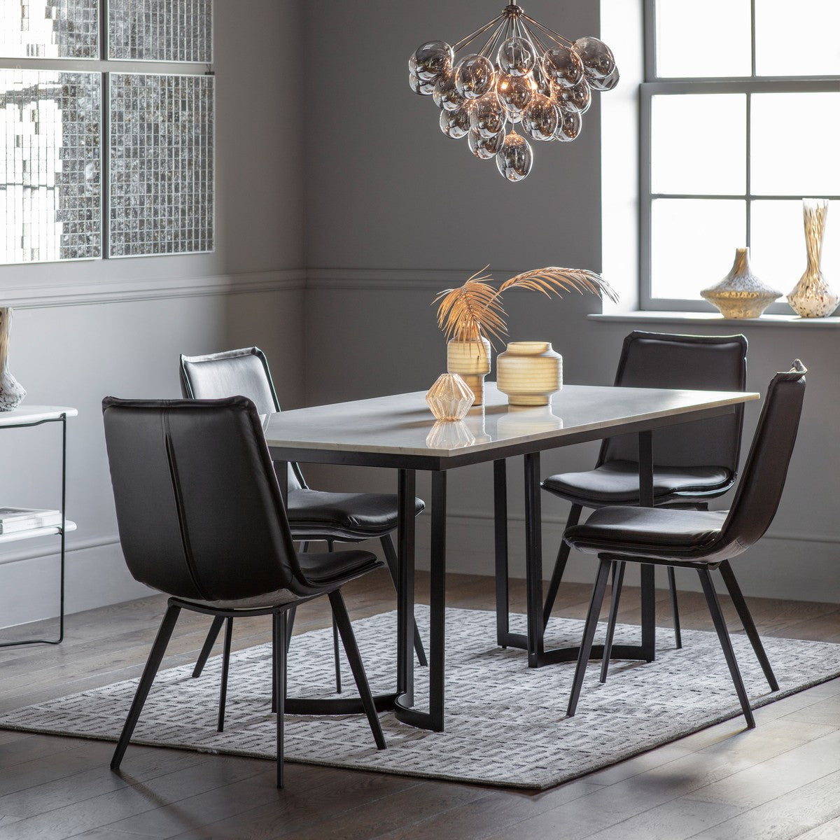 Mersey Dining Table Black lifestyle