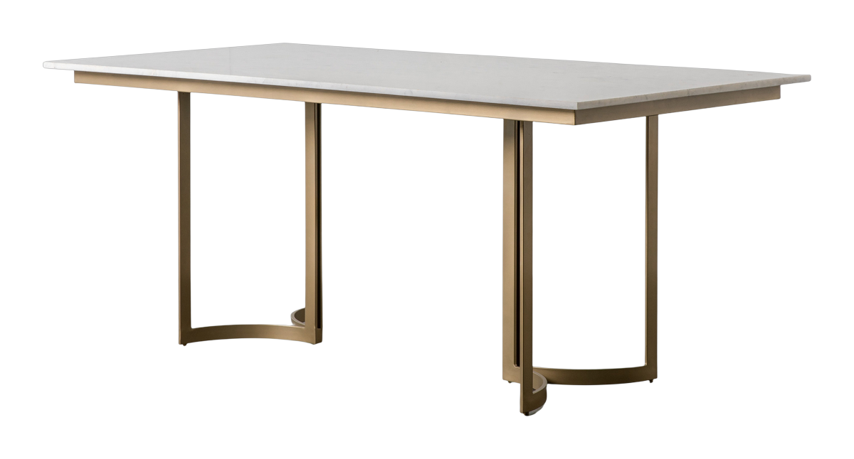 Mersey Dining Table Gold