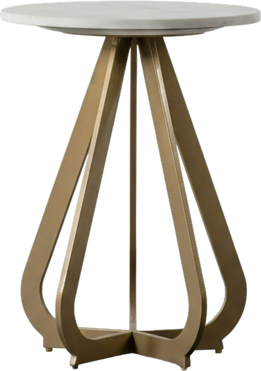Cornice Side Table Gold