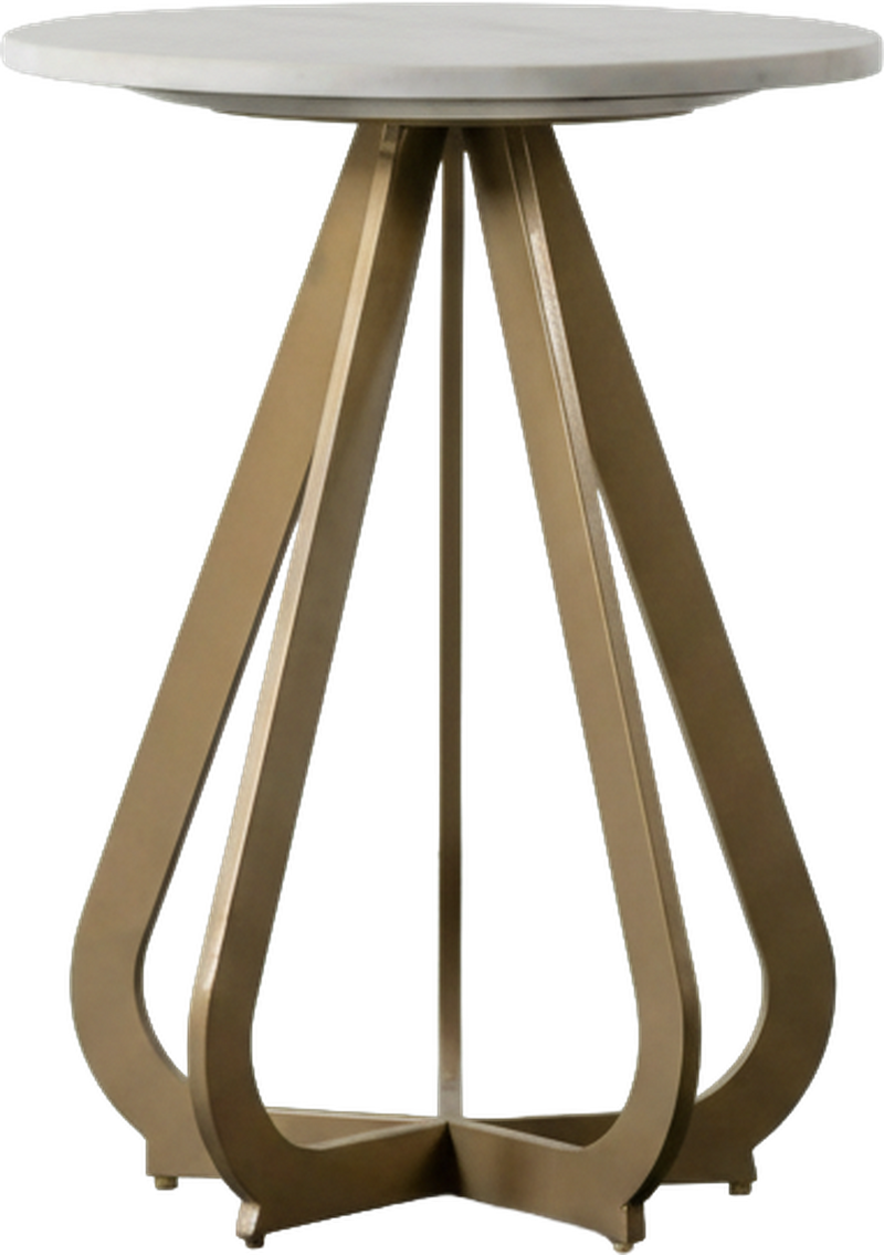Cornice Side Table Gold