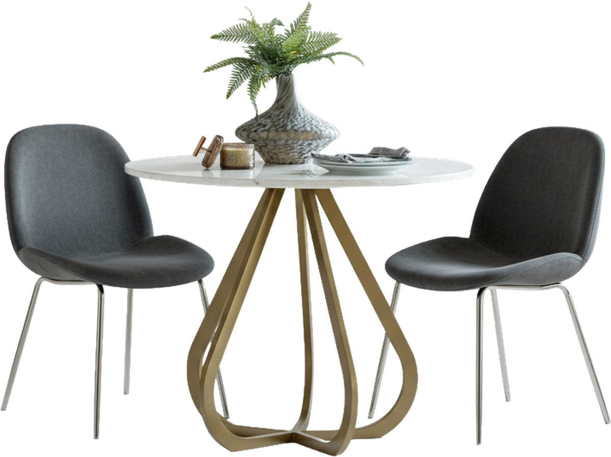 Cornice Dining Table Gold