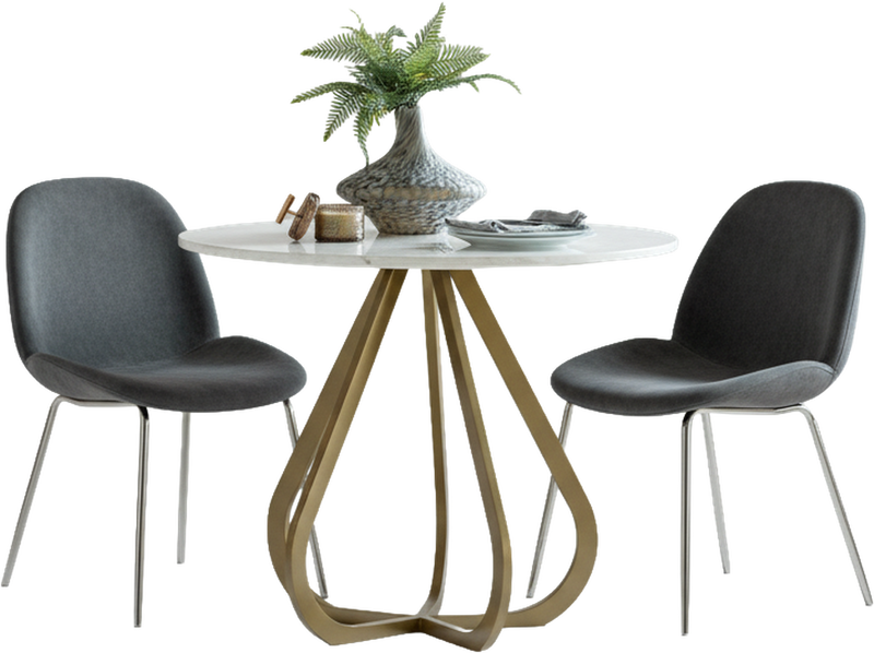 Cornice Dining Table Gold