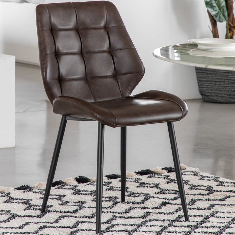 Foundry Dining Chair Brown lifestyle
