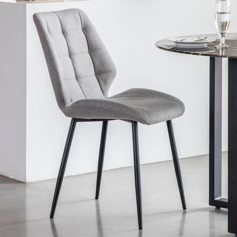 Foundry Dining Chair Light Grey lifestyle