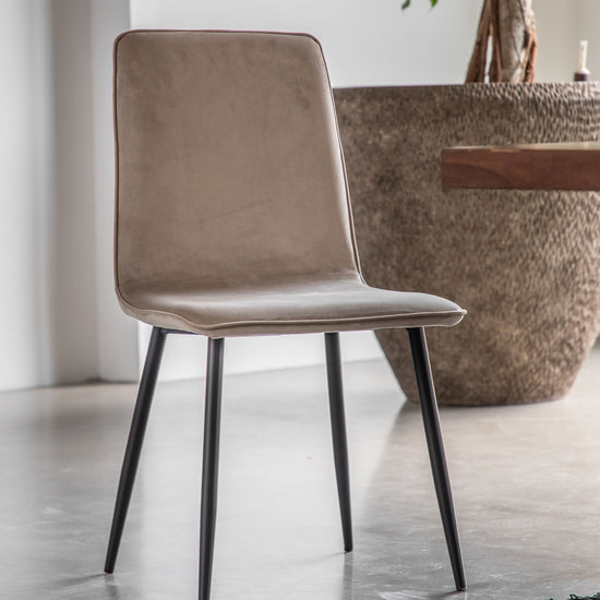 Widdicombe Dining Chair Taupe (2pk) Gallery Direct Homebound