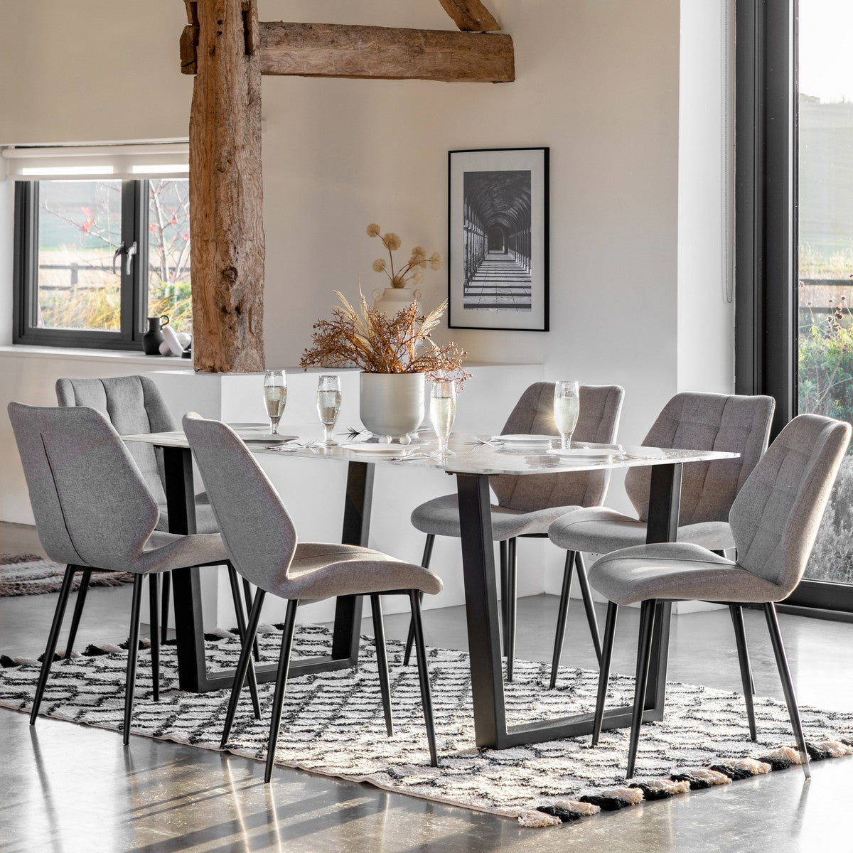 Harley Dining Table White lifestyle