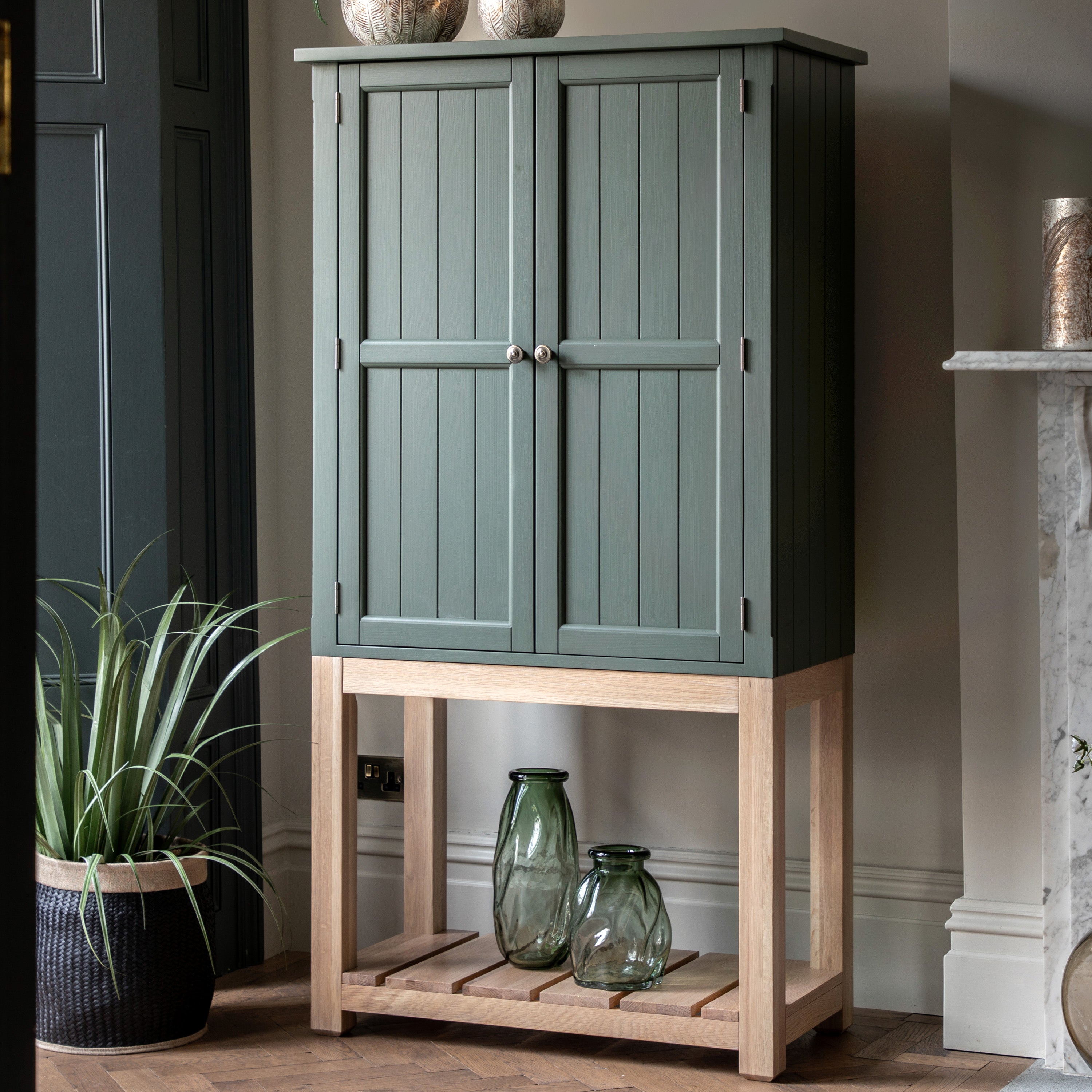 Bauhaus Cupboard Moss lifestyle