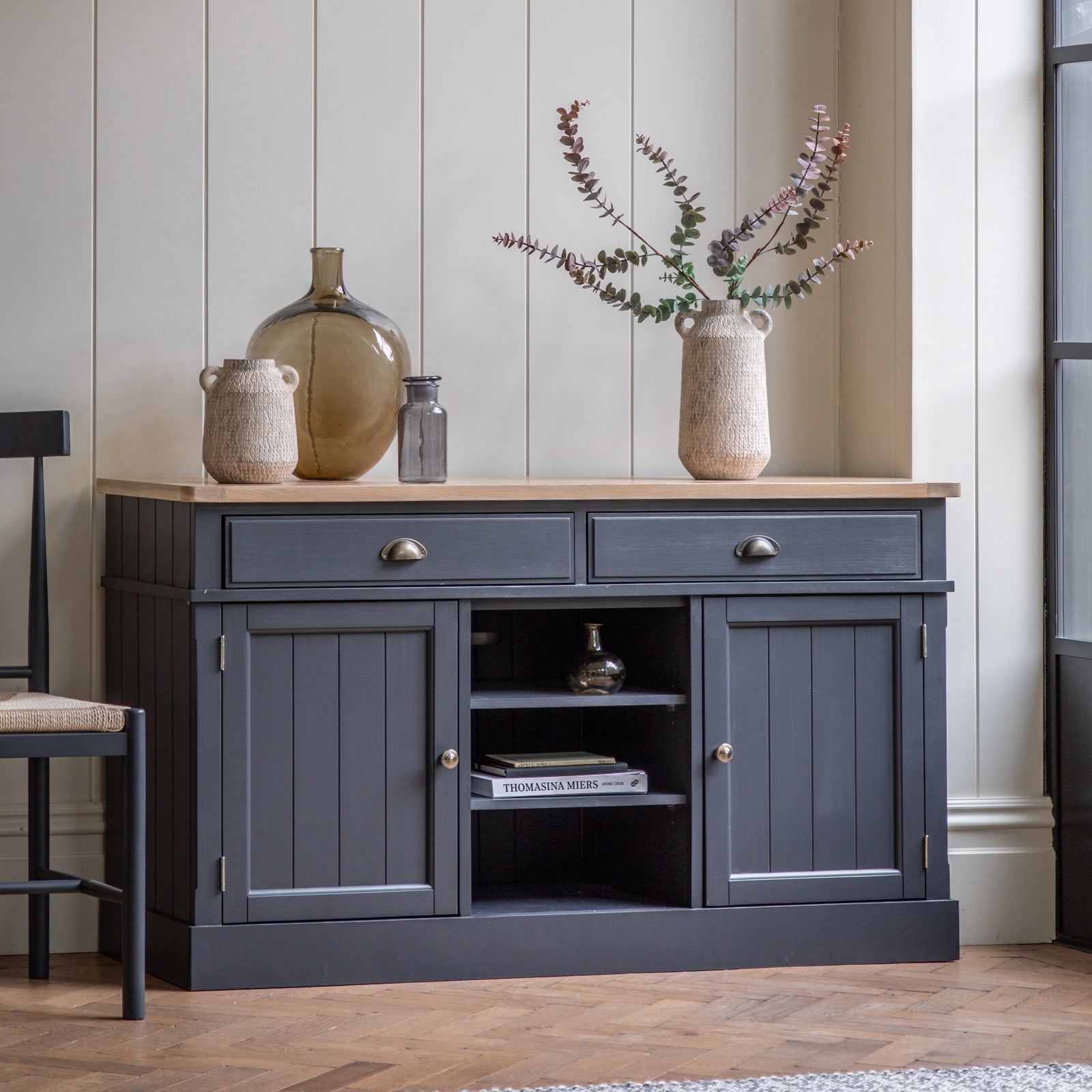 Bauhaus 2 Drawer Sideboard Meteror lifestyle