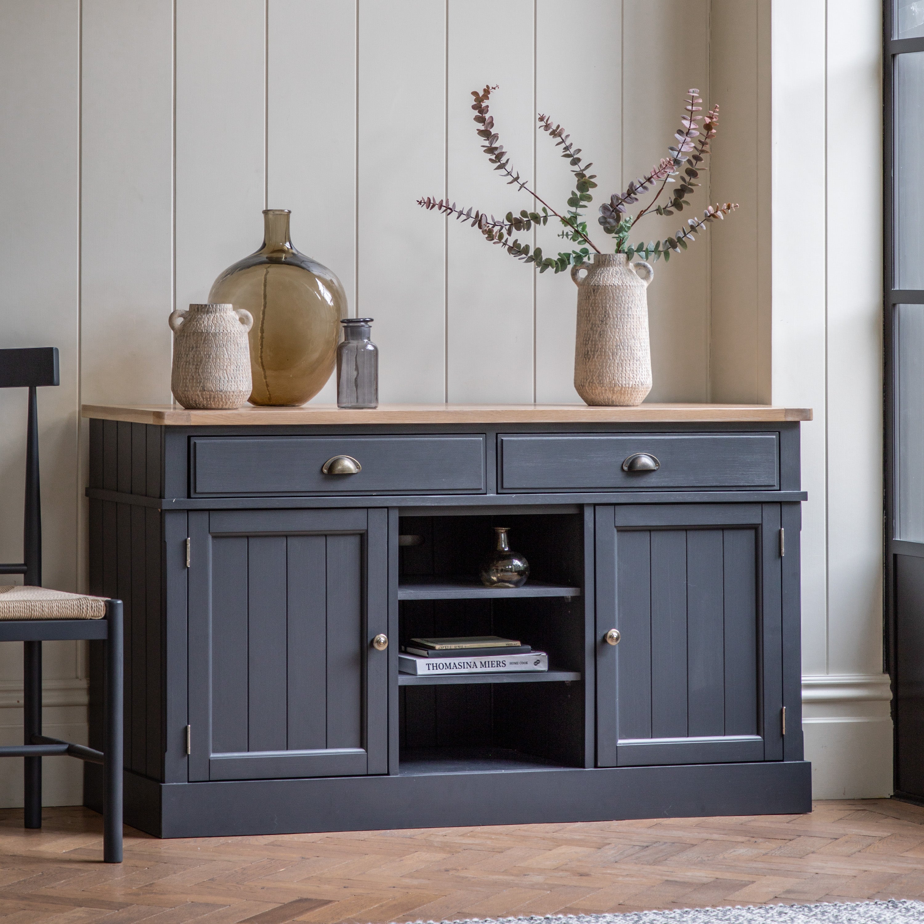Bauhaus 2 Drawer Sideboard Meteror lifestyle