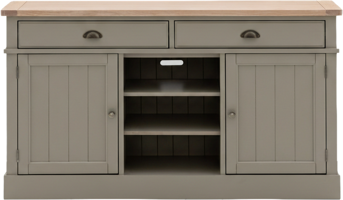 Bauhaus 2 Drawer Sideboard Prairie