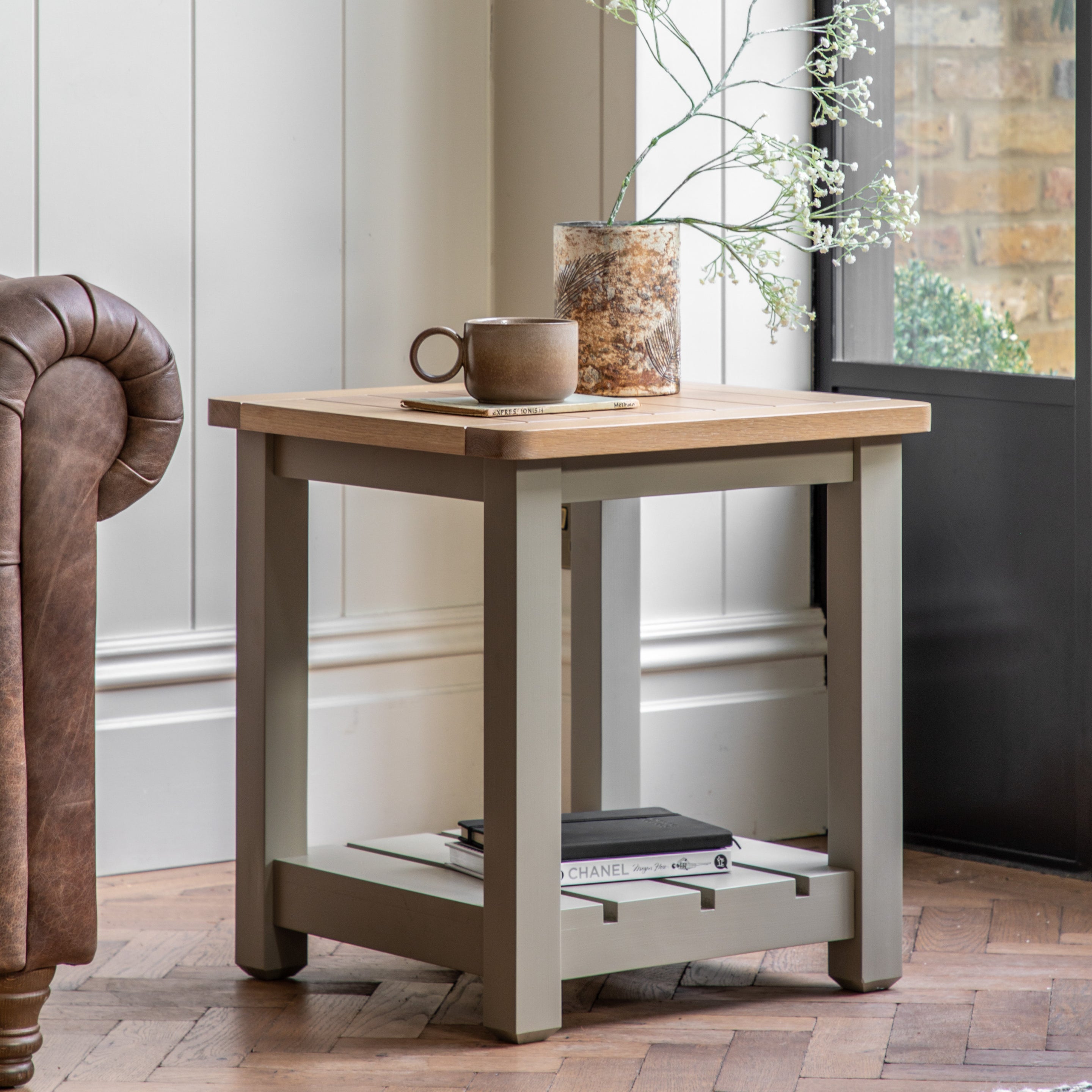 Bauhaus Side Table Prairie lifestyle