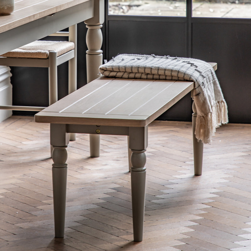Bauhaus Dining Bench Prairie lifestyle