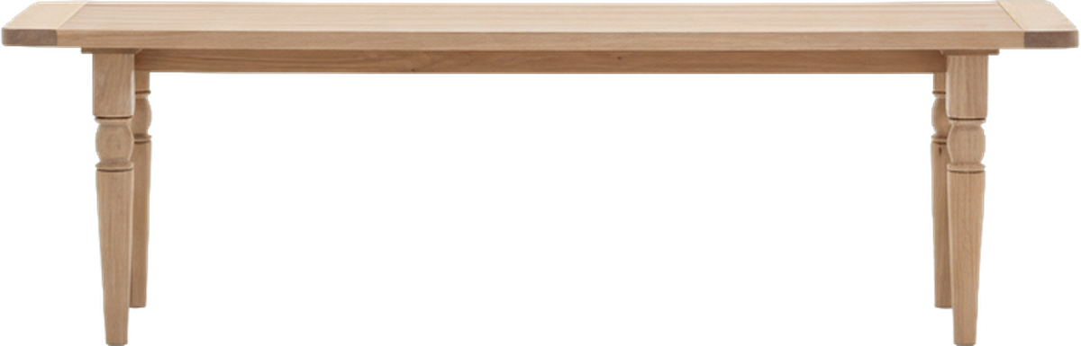 Bauhaus Dining Bench Natural