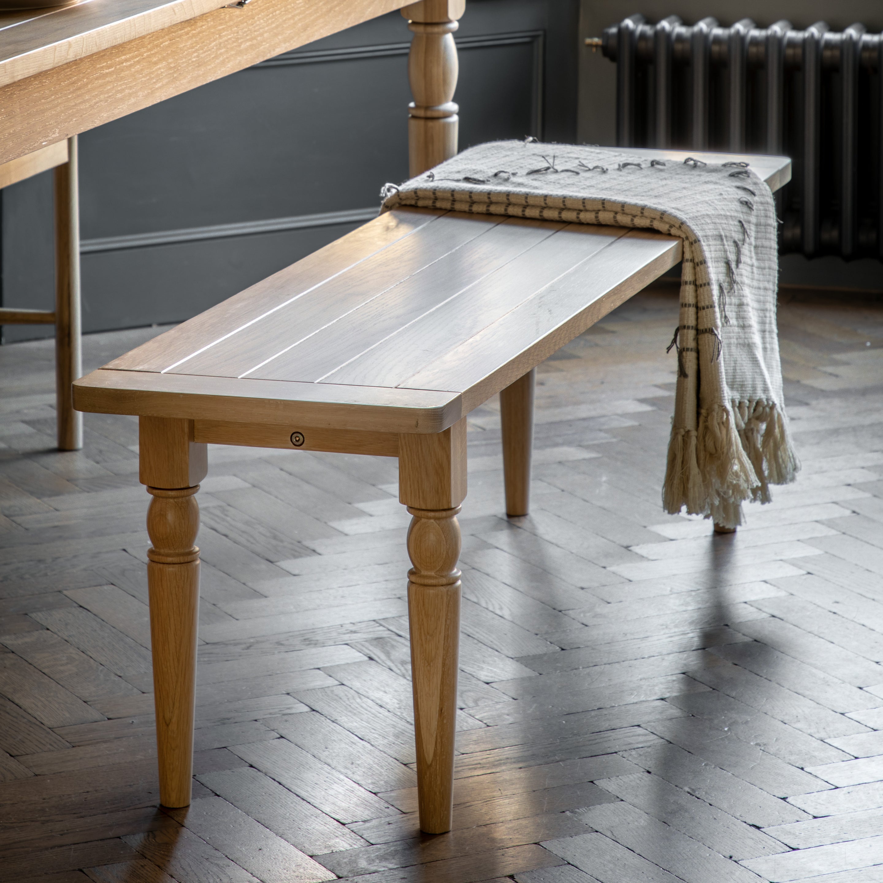 Bauhaus Dining Bench Natural lifestyle