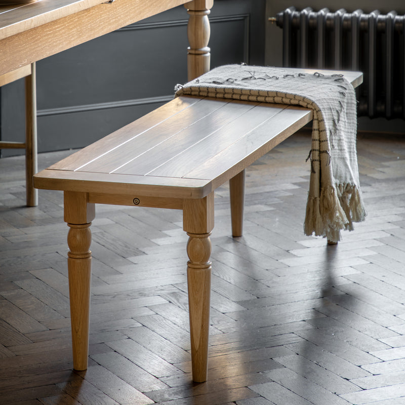 Bauhaus Dining Bench Natural lifestyle