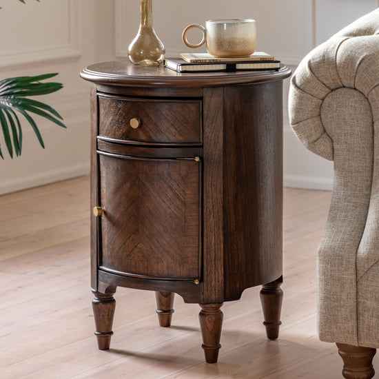 Madison Drum Side Table Gallery Direct Homebound