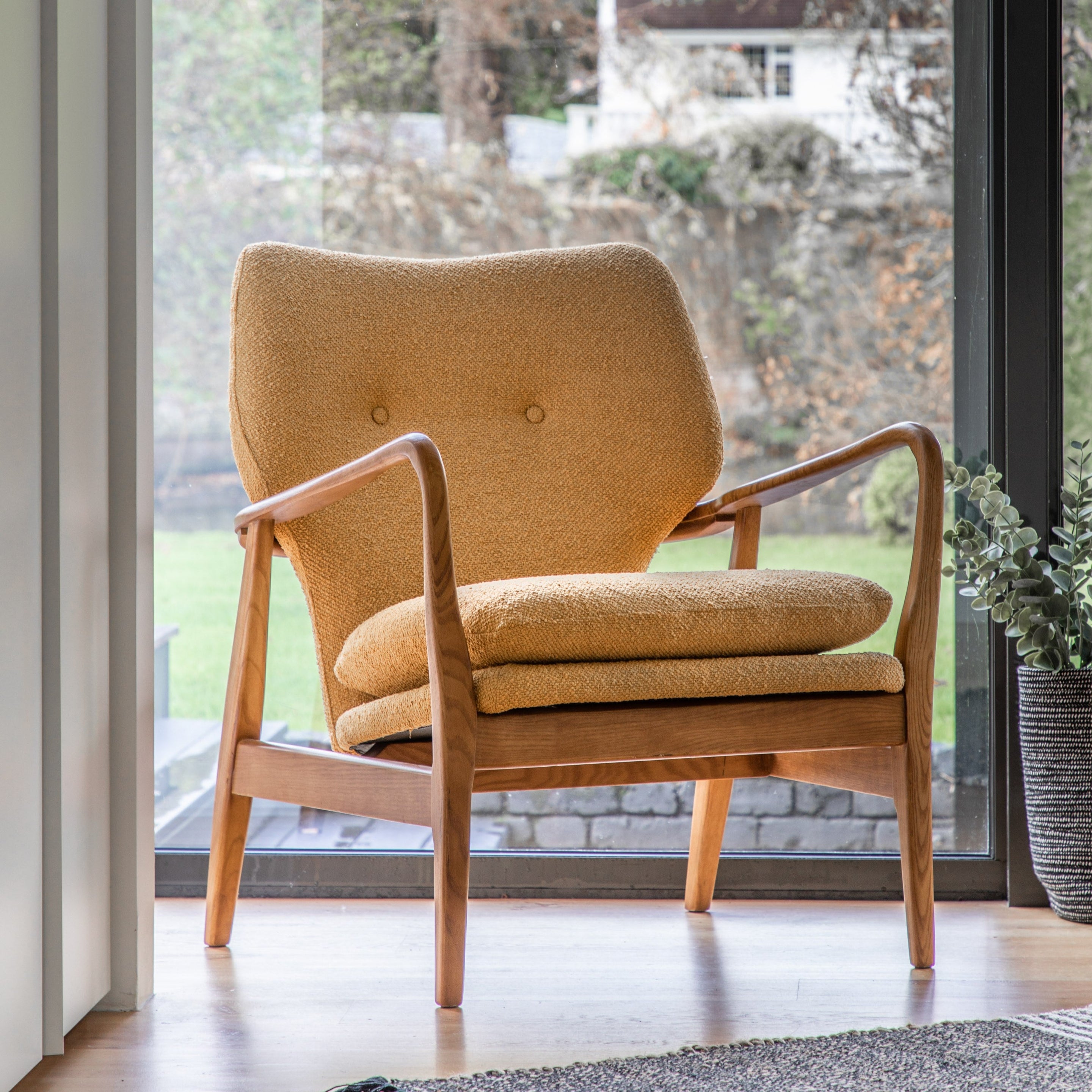 Nordhavn Armchair Ochre lifestyle