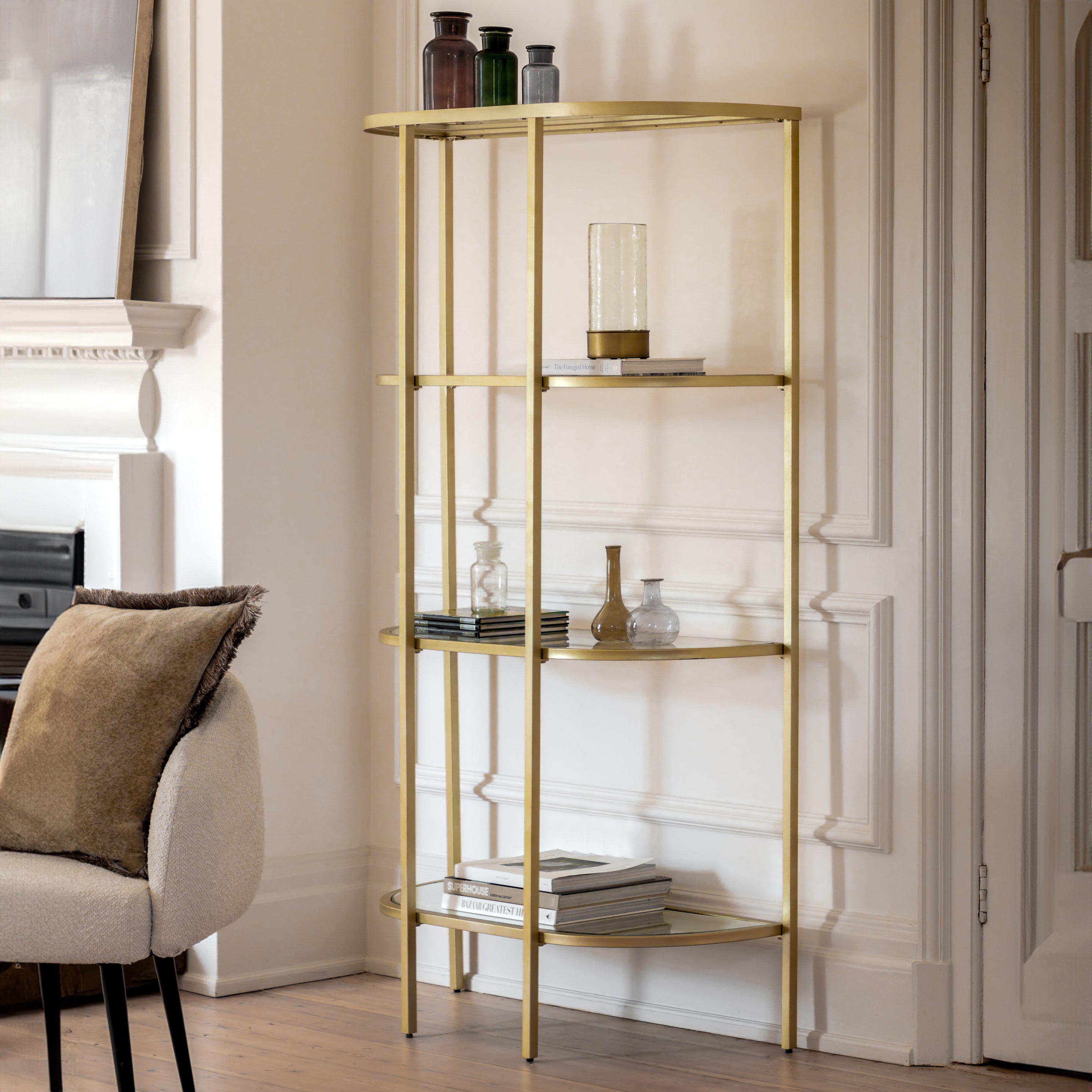 Coltrane Display Unit Champagne lifestyle
