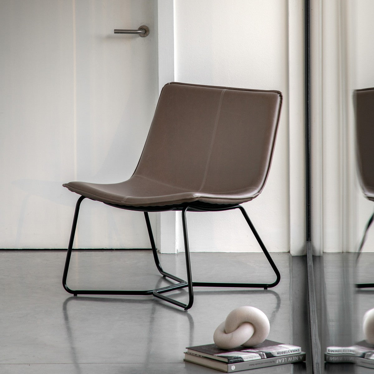Edison Accent Chair Ember lifestyle
