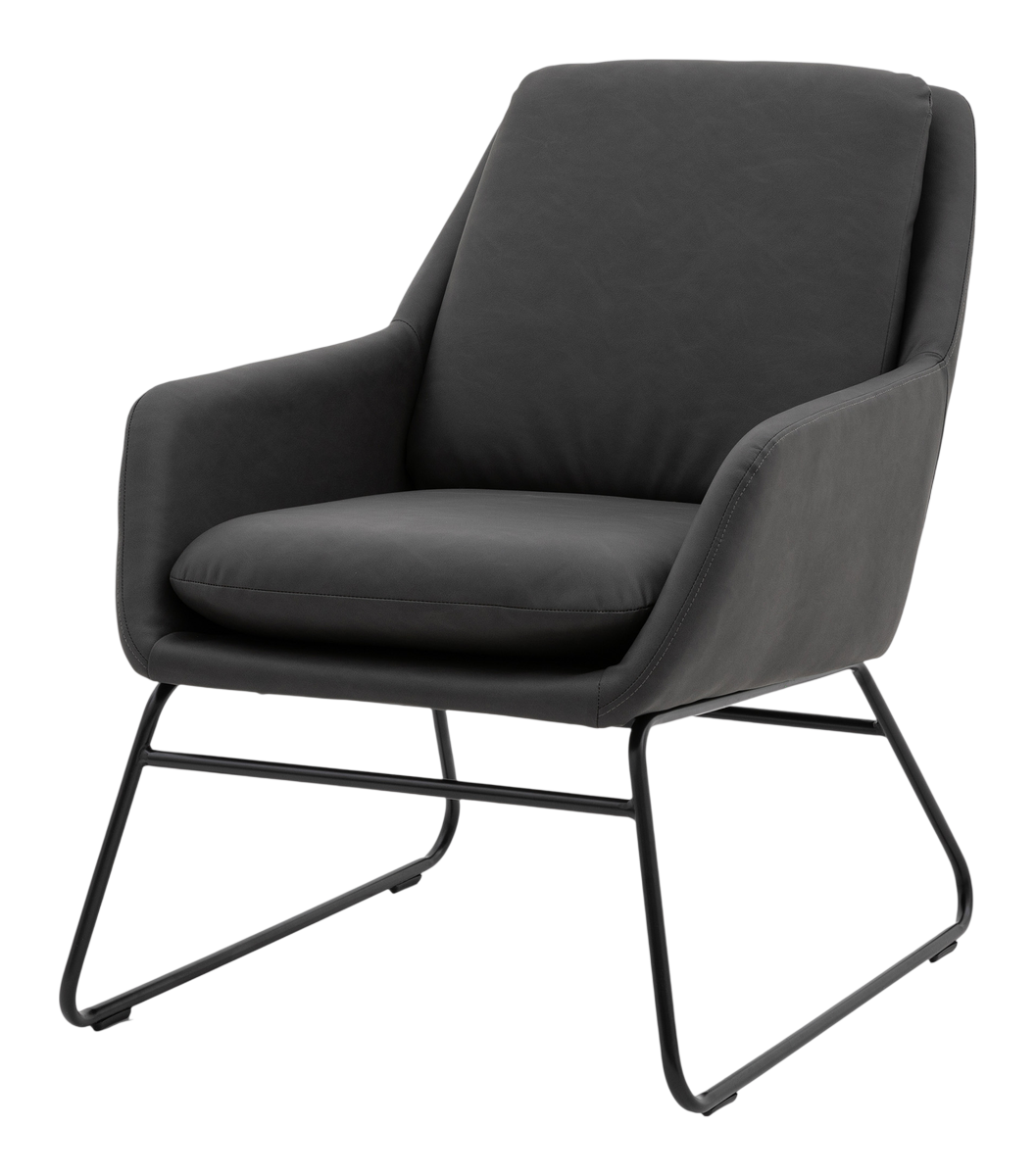 Lyon Accent Chair Charcoal