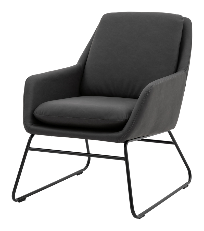 Lyon Accent Chair Charcoal
