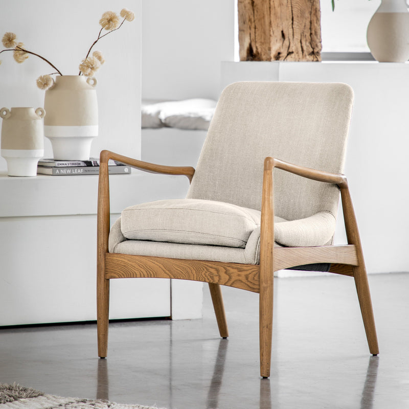 Belluno Armchair Natural lifestyle