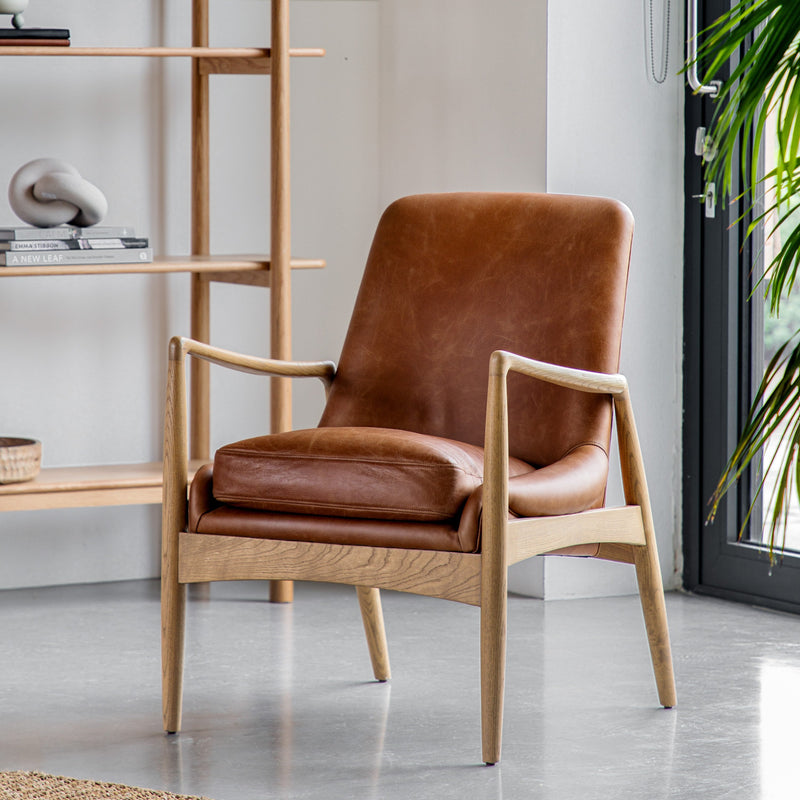 Belluno Armchair Brown lifestyle