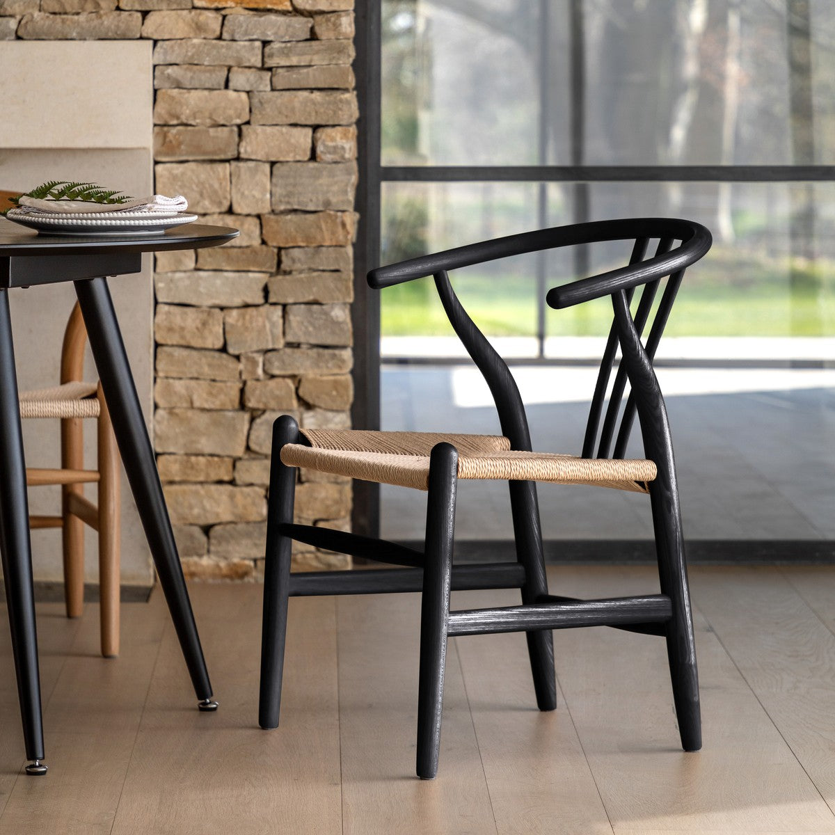 Ibsen Dining Chair Black lifestyle