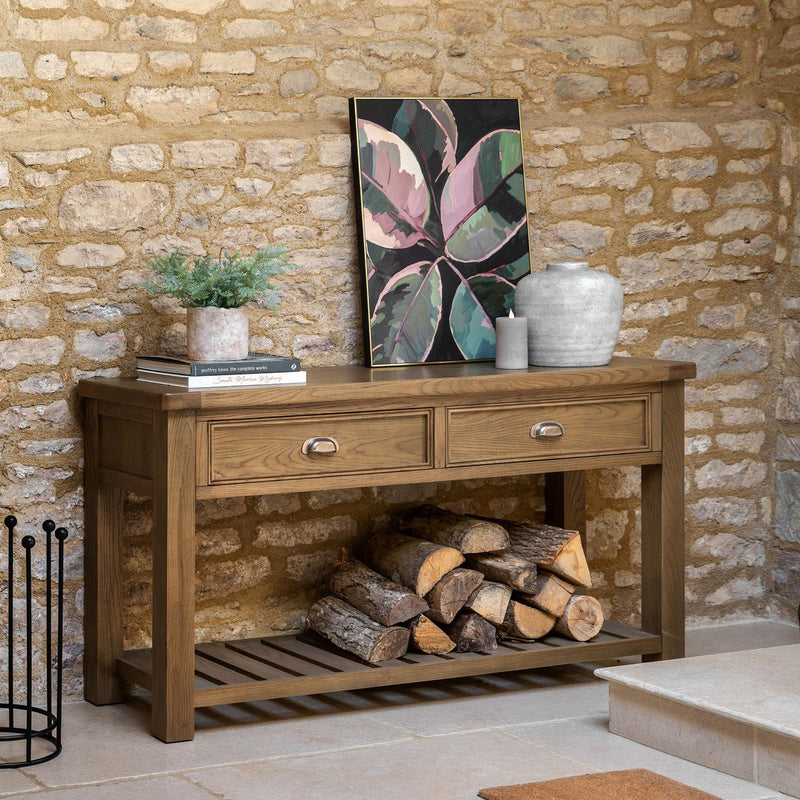 Basquiat Console Table 2 Drawer lifestyle