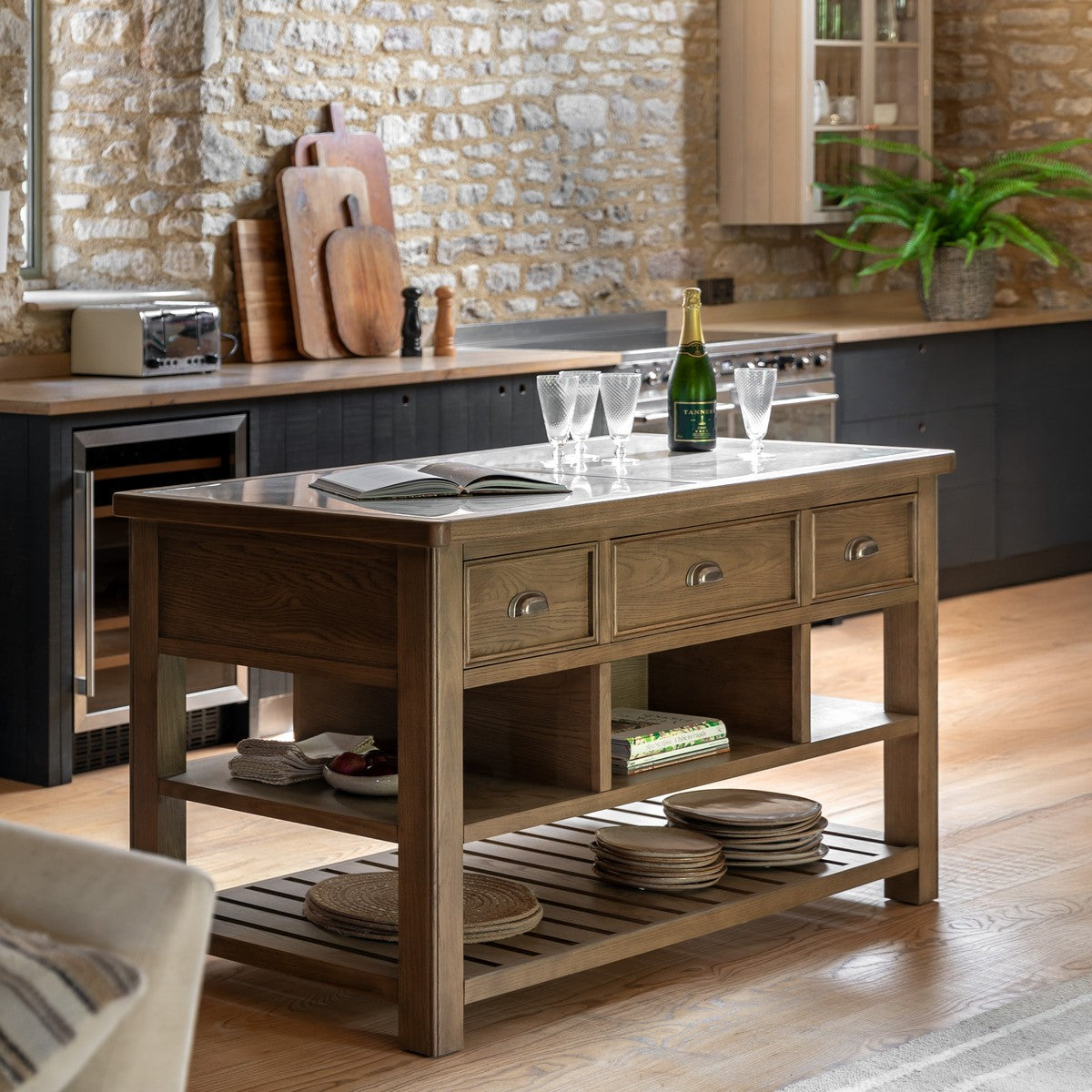 Basquiat Kitchen Island lifestyle