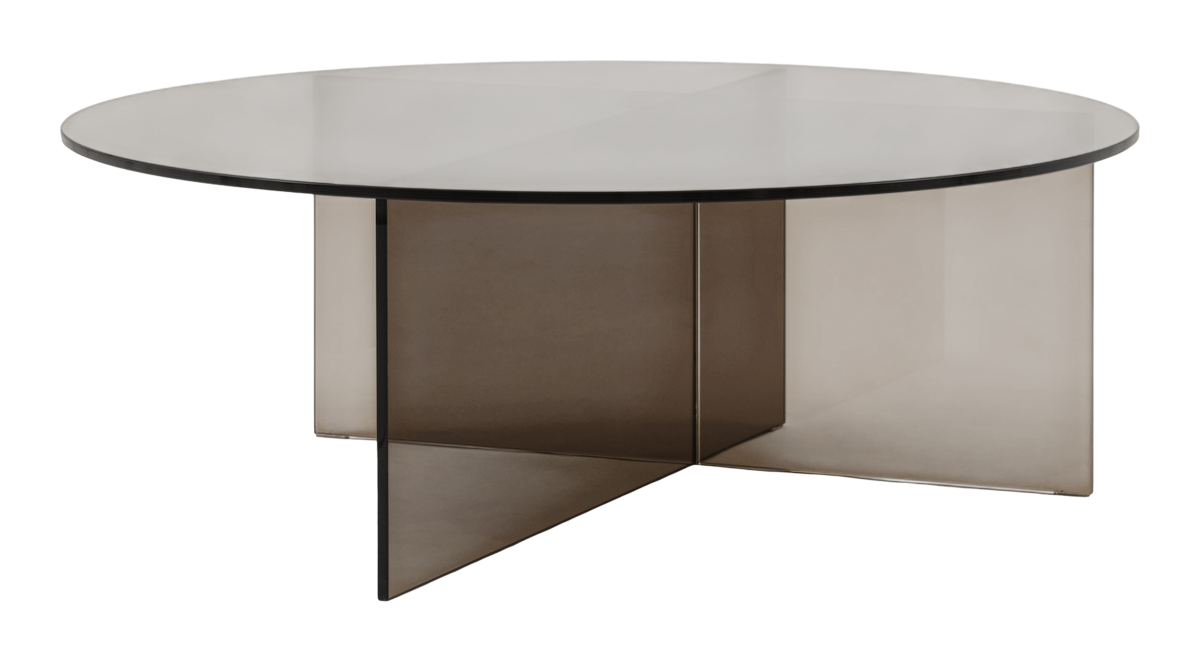 Gehry Coffee Table Charcoal