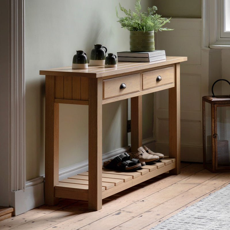 Belgravia Console Table Natural lifestyle