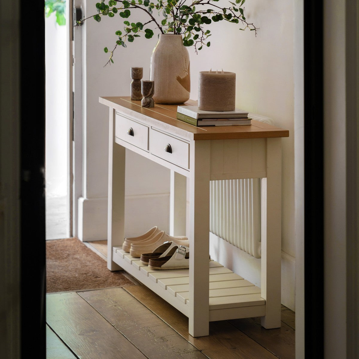 Belgravia Console Table White lifestyle