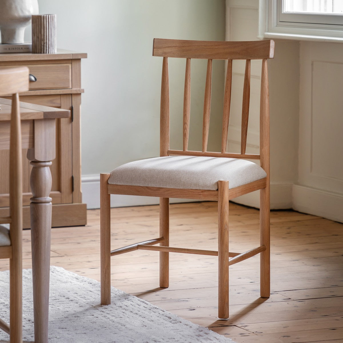Belgravia Dining Chair Natural lifestyle
