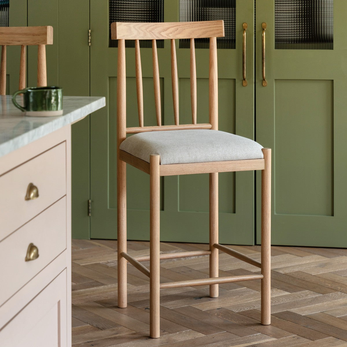 Belgravia Stool Upholstered lifestyle