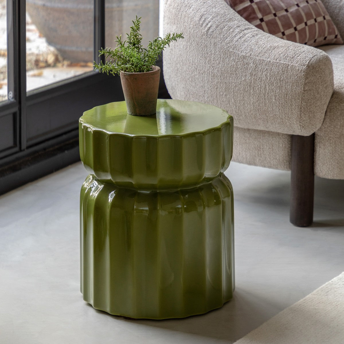 Freya Side Table Verde lifestyle