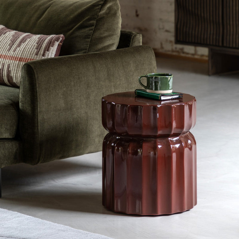 Freya Side Table Rust lifestyle