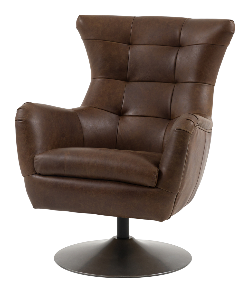 Exmoor Swivel Chair Brown
