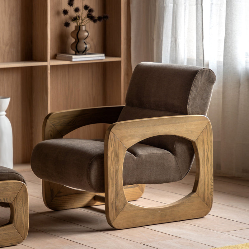 Savona Armchair Verona Sepia lifestyle