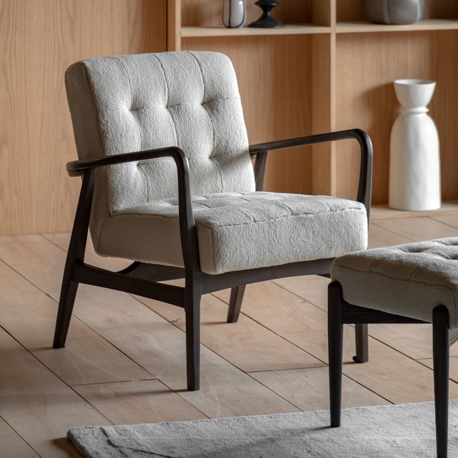 Tilbury Armchair Cream lifestyle