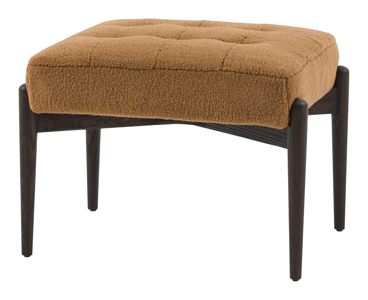 Fern Footstool Ochre