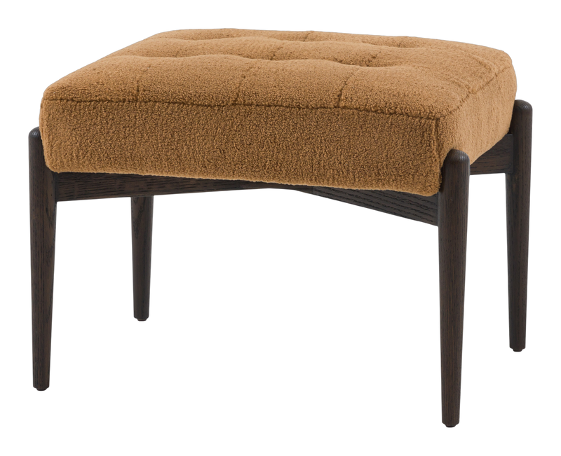 Fern Footstool Ochre