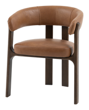 Copenhagen Dining Chair Brown Leather